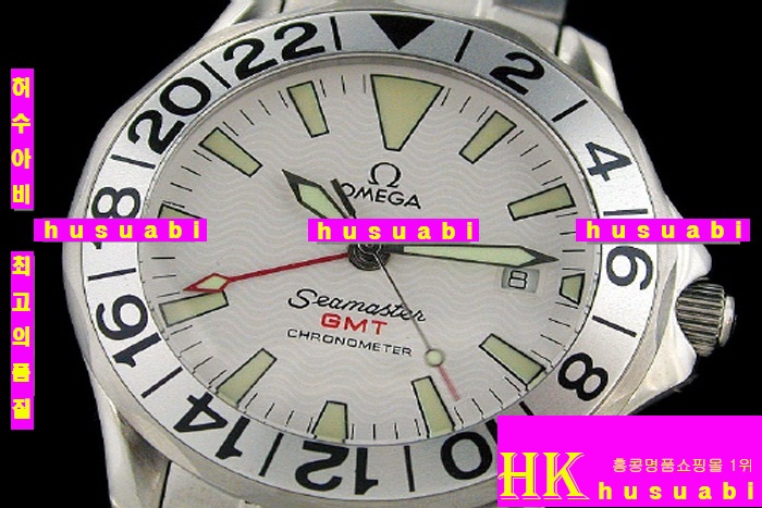 오메가  시계 오메가 씨마스터 플래닛오션 SEAMASTER 300M GMT WHITE DIAL