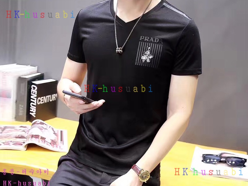 NEW 프라다 신상 남성  반팔티 PA170616-1