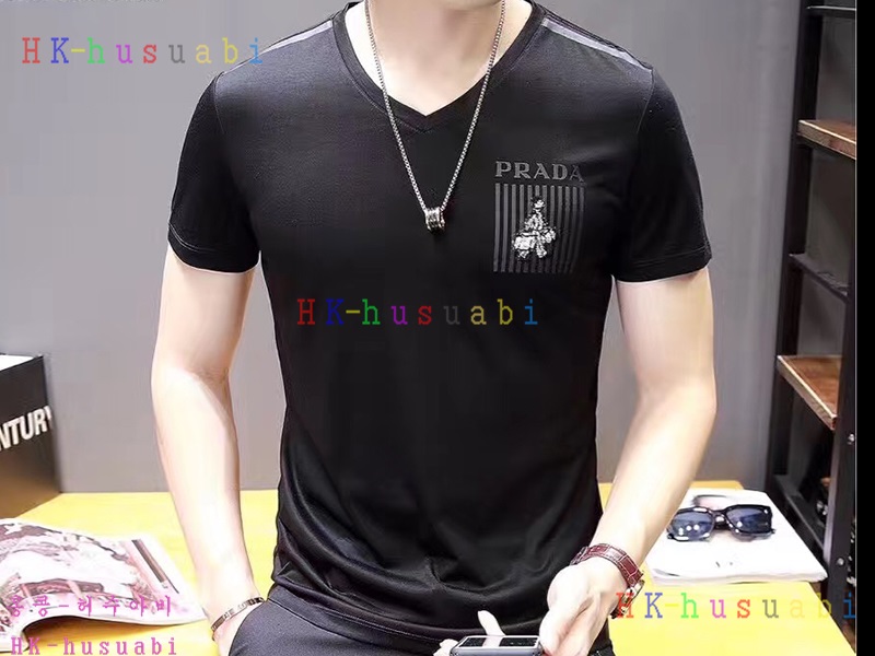 NEW 프라다 신상 남성  반팔티 PA170616-1