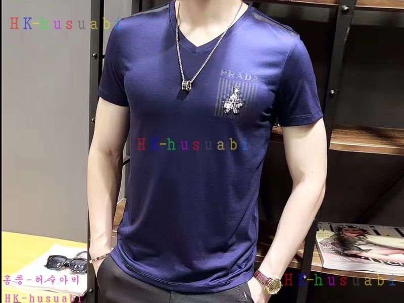 NEW 프라다 신상 남성  반팔티 PA170616-1