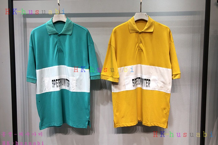 NEW 발렌시아가  카라 반팔티 BL22211