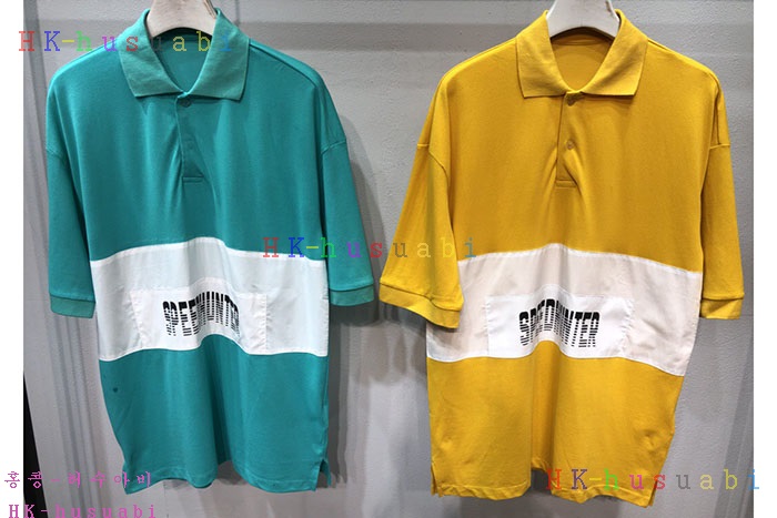 NEW 발렌시아가  카라 반팔티 BL22211