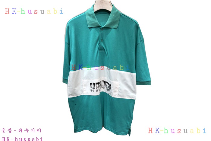 NEW 발렌시아가  카라 반팔티 BL22211