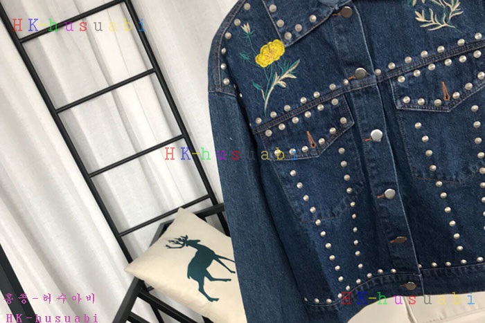 NEW 발렌시아가 여성용 청쟈켓 B 638860