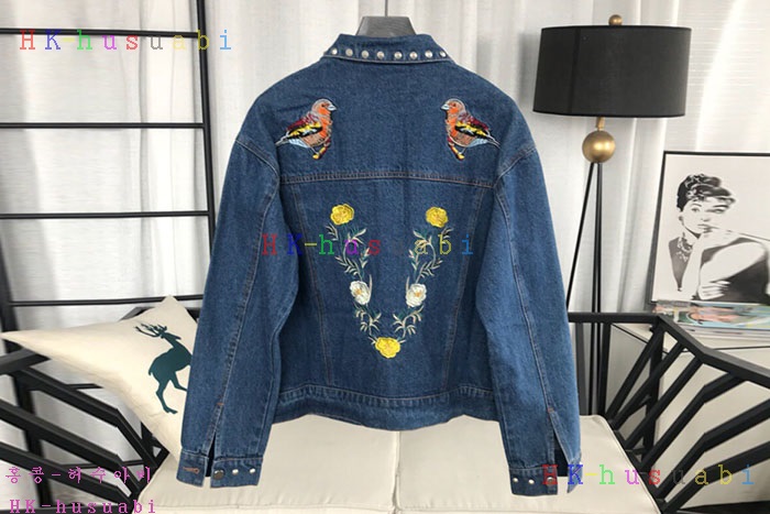 NEW 발렌시아가 여성용 청쟈켓 B 638860