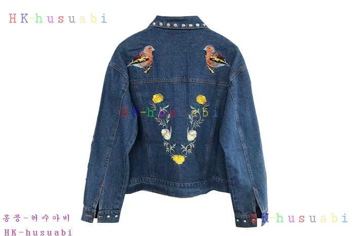 NEW 발렌시아가 여성용 청쟈켓 B 638860