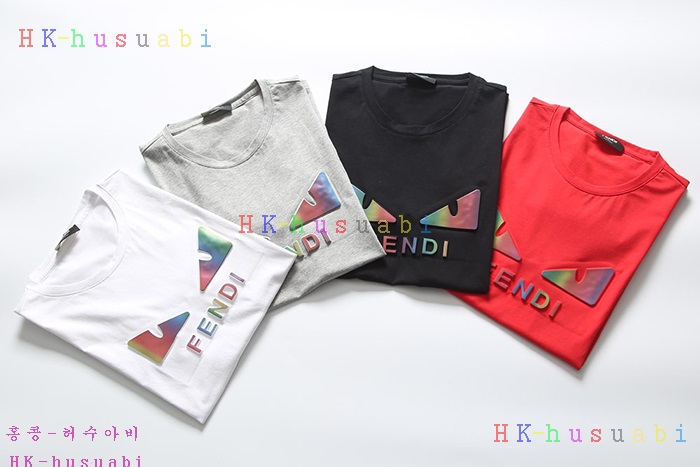 NEW 펜디 남성용 반팔티 F 770018