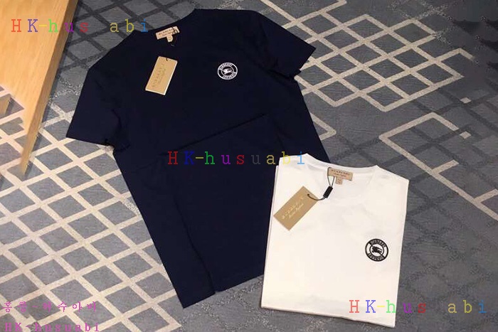 NEW 버버리 남성용 반팔티 BB 0668038