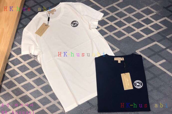 NEW 버버리 남성용 반팔티 BB 0668038