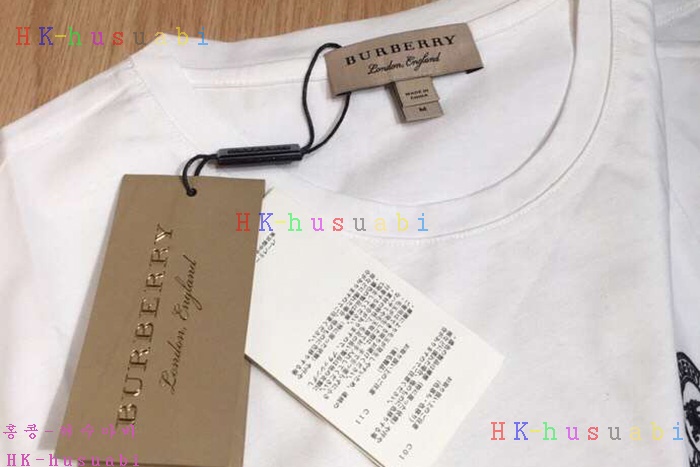NEW 버버리 남성용 반팔티 BB 0668038