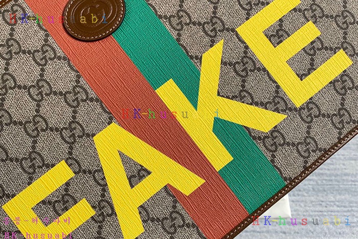 ★미러급★구찌 Fake Not 프린트 파우치 GU 636171