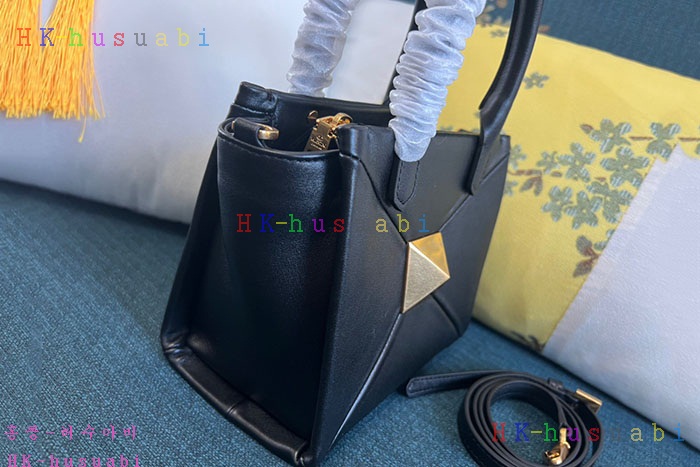 ★미러급★발렌티노 가죽 원스터드 탑 핸들 백 XW0B0K59-2