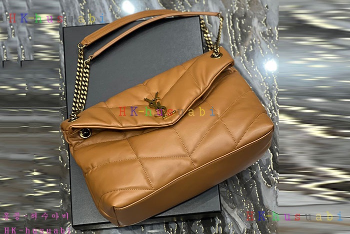 ★미러급★입생로랑 루루 푸퍼 PUFFER 미디엄 체인 백  5774751