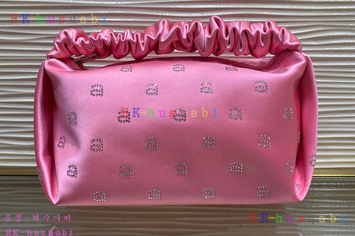 ★미러급★알렉산더왕 새틴 핫픽스 스크런치 미니 백 W 885722-2