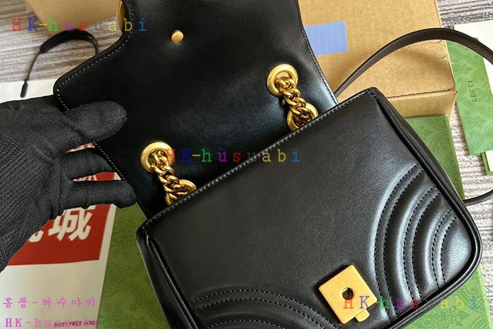 ★미러급★구찌 GG 마몽 마틀라세 미니 토트백 739682-3