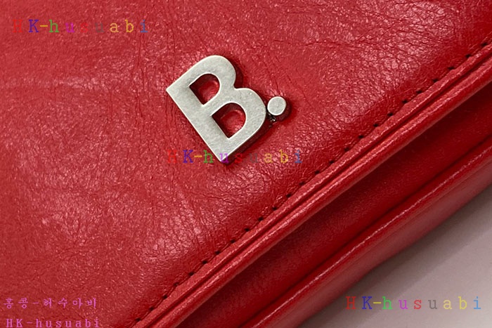 ★미러급★발렌시아가 B 로고 레더 크로스 바디 백  5552401-2