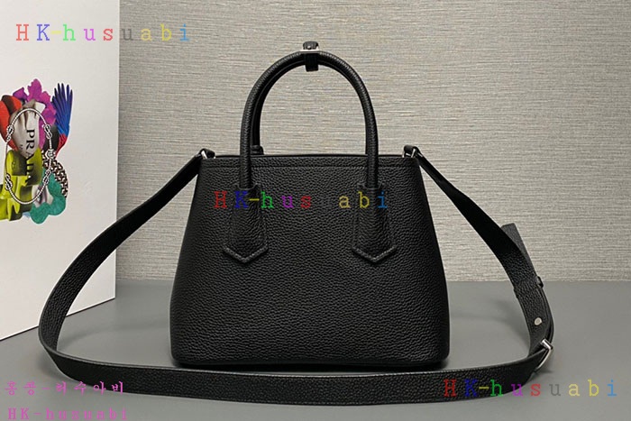 ★미러급★프라다 더블 사피아노 미니 숄더백 블랙 1BG443-8