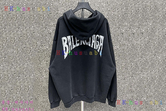 NEW 발렌시아가 후드티 신상 B 747111