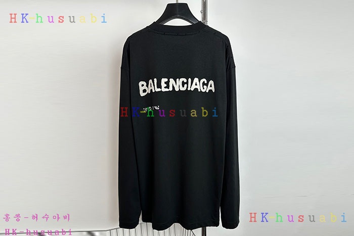 NEW 발렌시아가 긴팔티 신상 B 958258