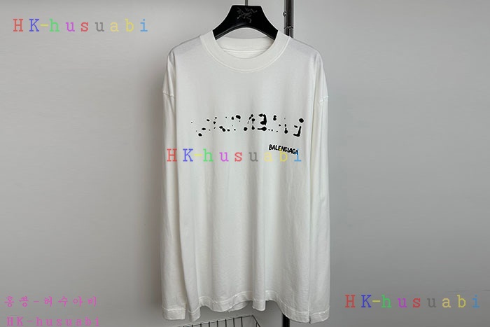NEW 발렌시아가 긴팔티 신상 B 958259