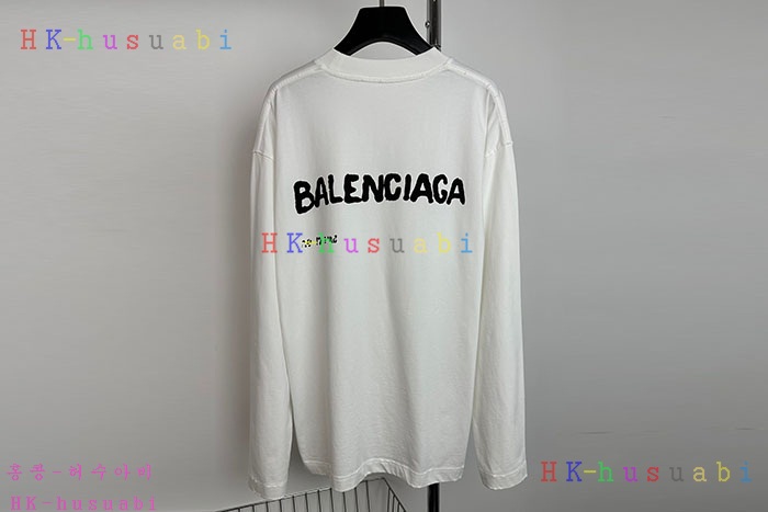 NEW 발렌시아가 긴팔티 신상 B 958259