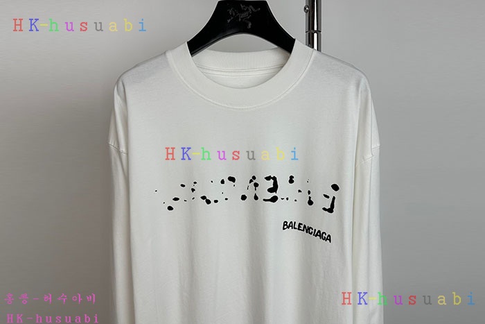 NEW 발렌시아가 긴팔티 신상 B 958259