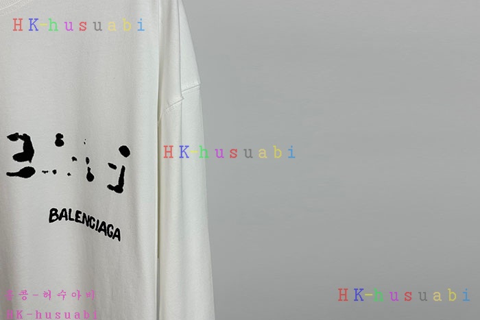 NEW 발렌시아가 긴팔티 신상 B 958259