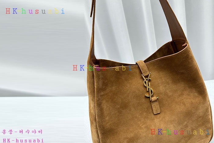 ★미러급★입생로랑 스웨이드  LE 5 À 7 소프트 라지 백 7538371