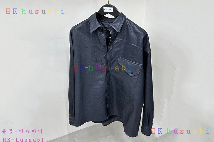 NEW 발렌시아가 가죽셔츠 신상 B 968006