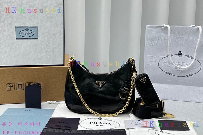 ★미러급★프라다 리에디션 가죽 숄더백 1BH204