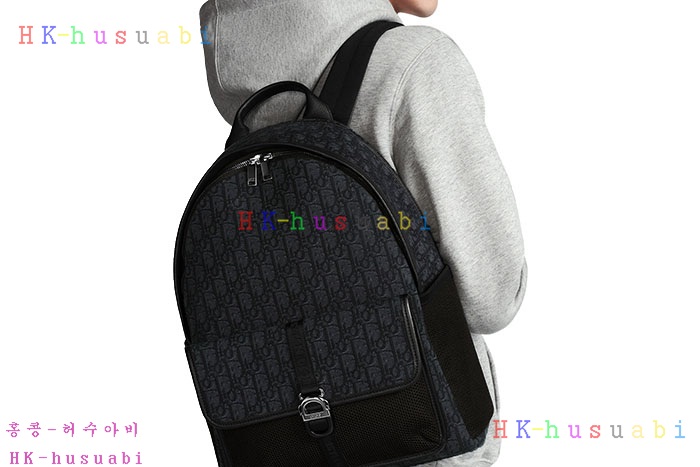 ★미러급★디올 DIOR 8 백팩 블랙 오블리크 자카드 1EIBA178