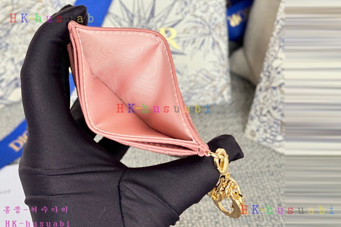 ★미러급★디올 Lady Dior Freesia 카드 지갑 S0974-2