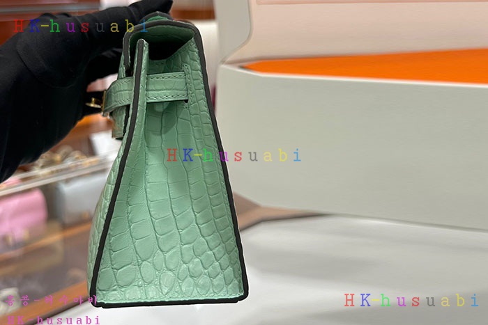 ★미러급★에르메스 미니 켈리  H 680013 (악어가죽)