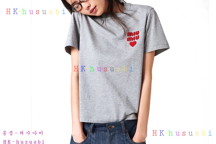 NEW 미우미우 반팔티 신상  M 3325003