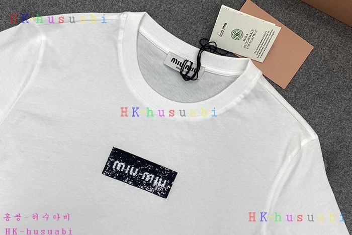 NEW 미우미우 반팔티 신상  M 3325005