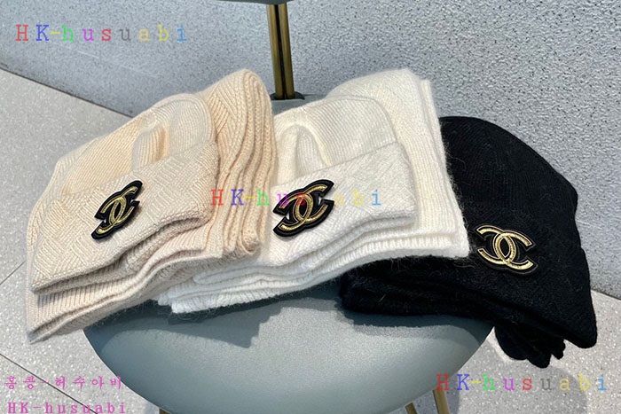 NEW 샤넬 모자 머플러셋트  신상 C 774723