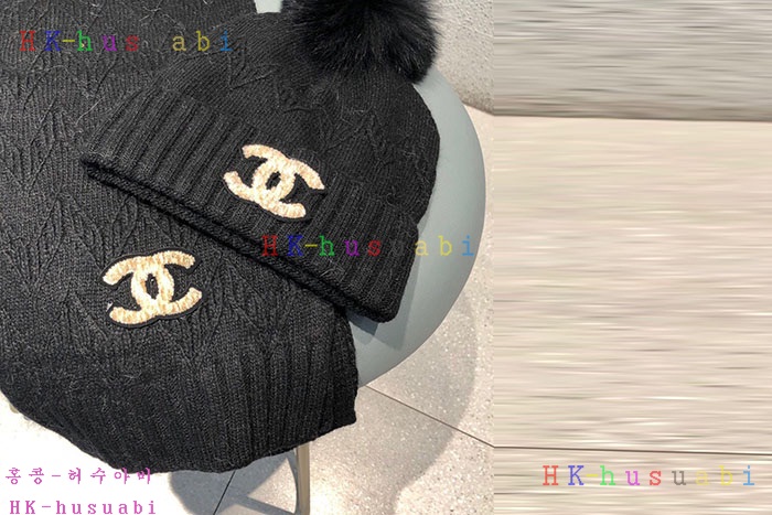 NEW 샤넬 모자 머플러셋트 신상 C 774741