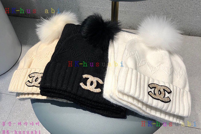 NEW 샤넬 모자 머플러셋트 신상 C 774741