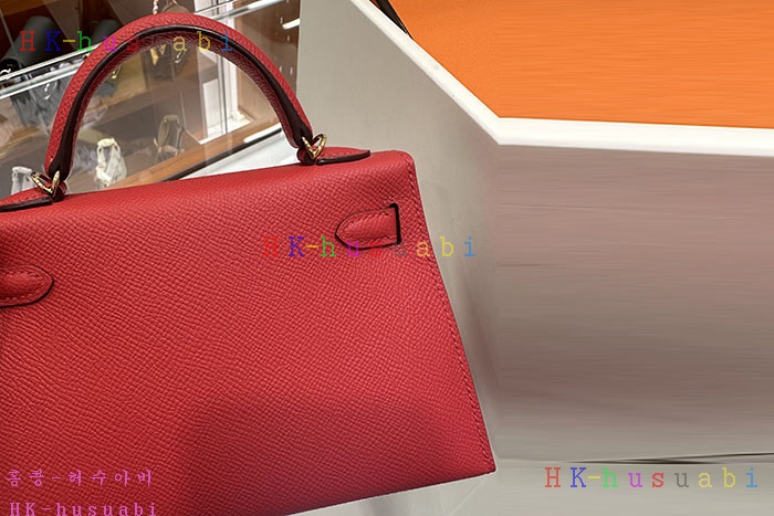 ★미러급★에르메스 켈리 미니 레드 H 9668220 올수공