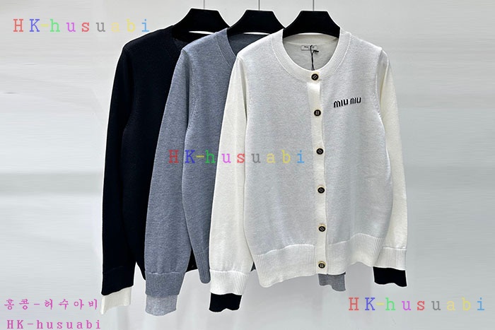 NEW 미우미우 가디건 신상   M 3114015