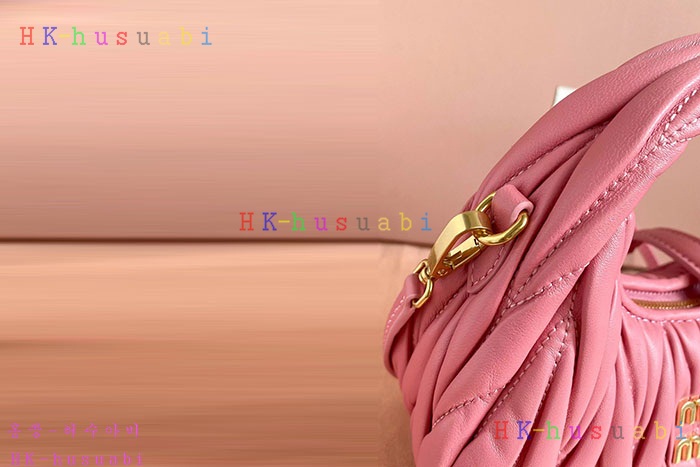 ★미러급★미우미우 완더 마테라쎄 나파 가죽 호보 미니 백 5BP078-4
