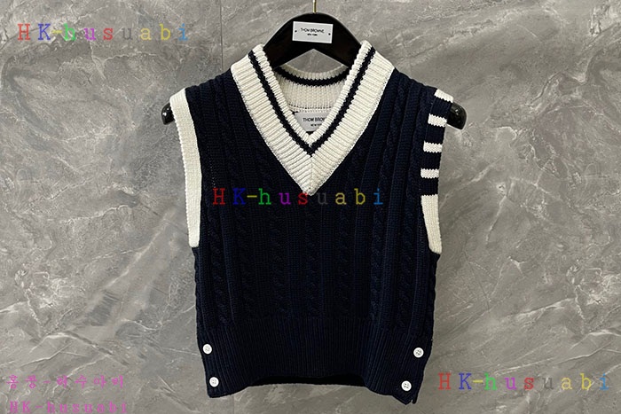NEW 톰브라운 니트 조끼 신상 TB 3508005