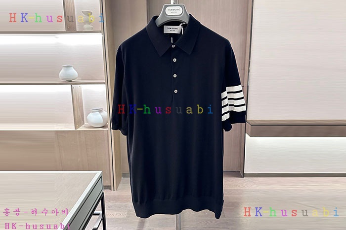 NEW 톰브라운 카라 반팔티신상 TB 5895016