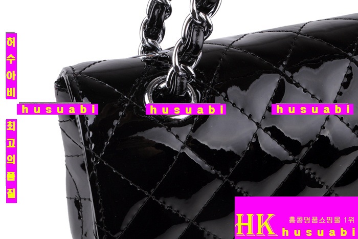 샤넬 빈티지 2.55백 1112 블랙-은장