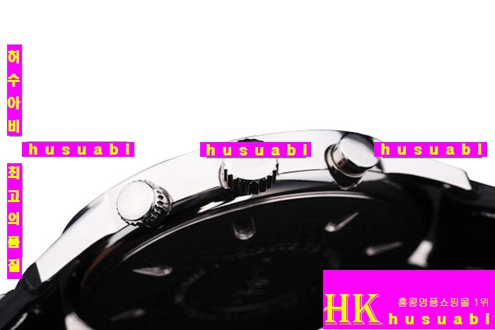 ̴ αǰð Replica IWC Schaffhausen Japanese Quartz Movement Mens Black Leather 38 mm. YC010-32