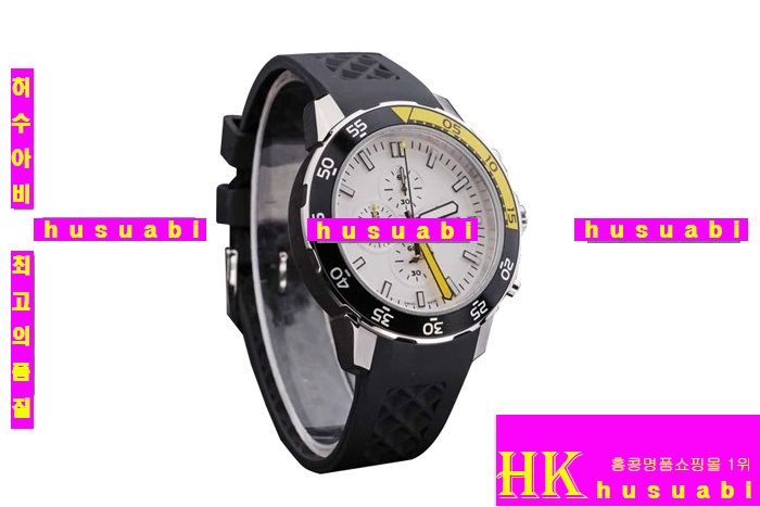 ̴ ð Replica IWC Schaffhausen Black Rubber Men Japanese Quartz Movement. YC010-23