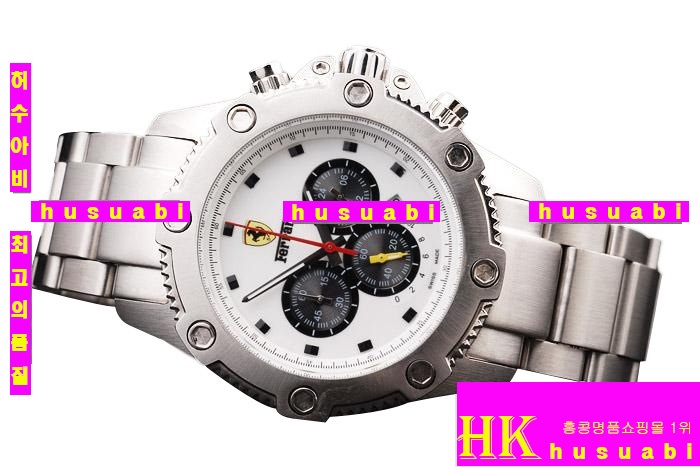  ð Ferrari ڸǰð Replica Ferrari Men White Dail Japanese Quartz Movement . YC001-24