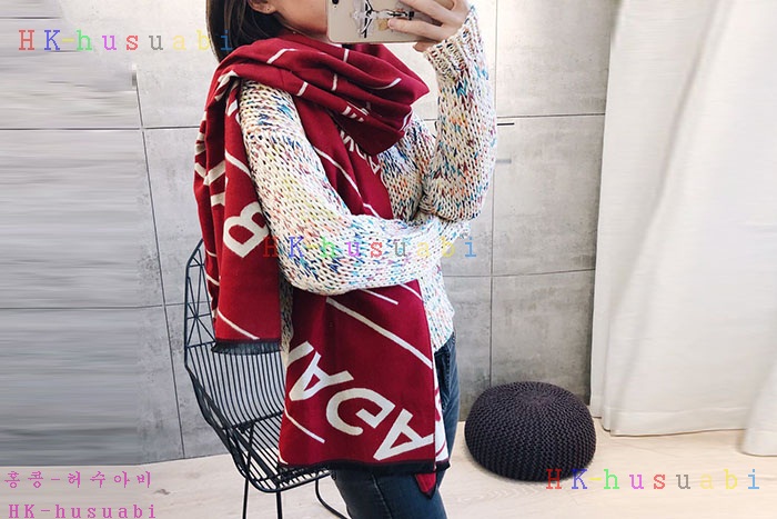 NEW 발렌시아가 스카프 신상 BL 386601