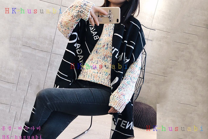 NEW 발렌시아가 스카프 신상 BL 386601