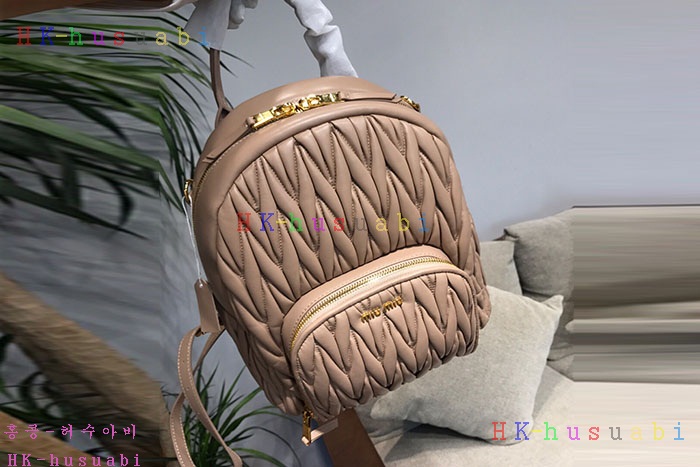 ★미러급★미우미우 마드라스 백팩 M 346650-3